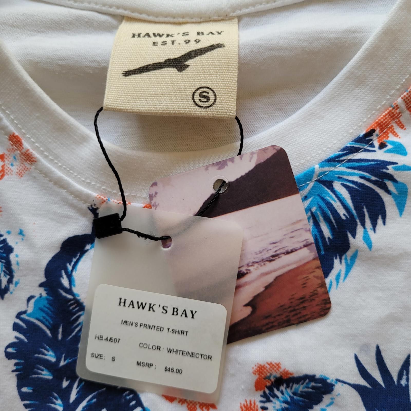 Other Men’s Large T-Shirt Floral & Pink Colorblock by Hawk's Bay Size US L / EU 52-54 / 3 - 4 Thumbnail
