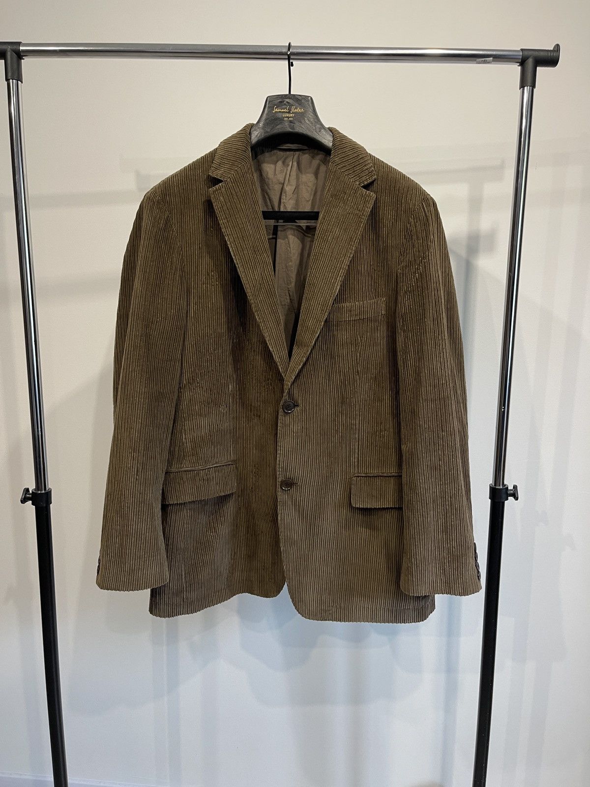 Hugo Boss Vintage Hugo boss corduroy blazer classic jacket 40R Size 40R - 1 Thumbnail