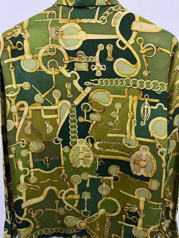 Gucci Vintage Gucci Silk Shirt Size M / US 6-8 / IT 42-44 - 4 Thumbnail