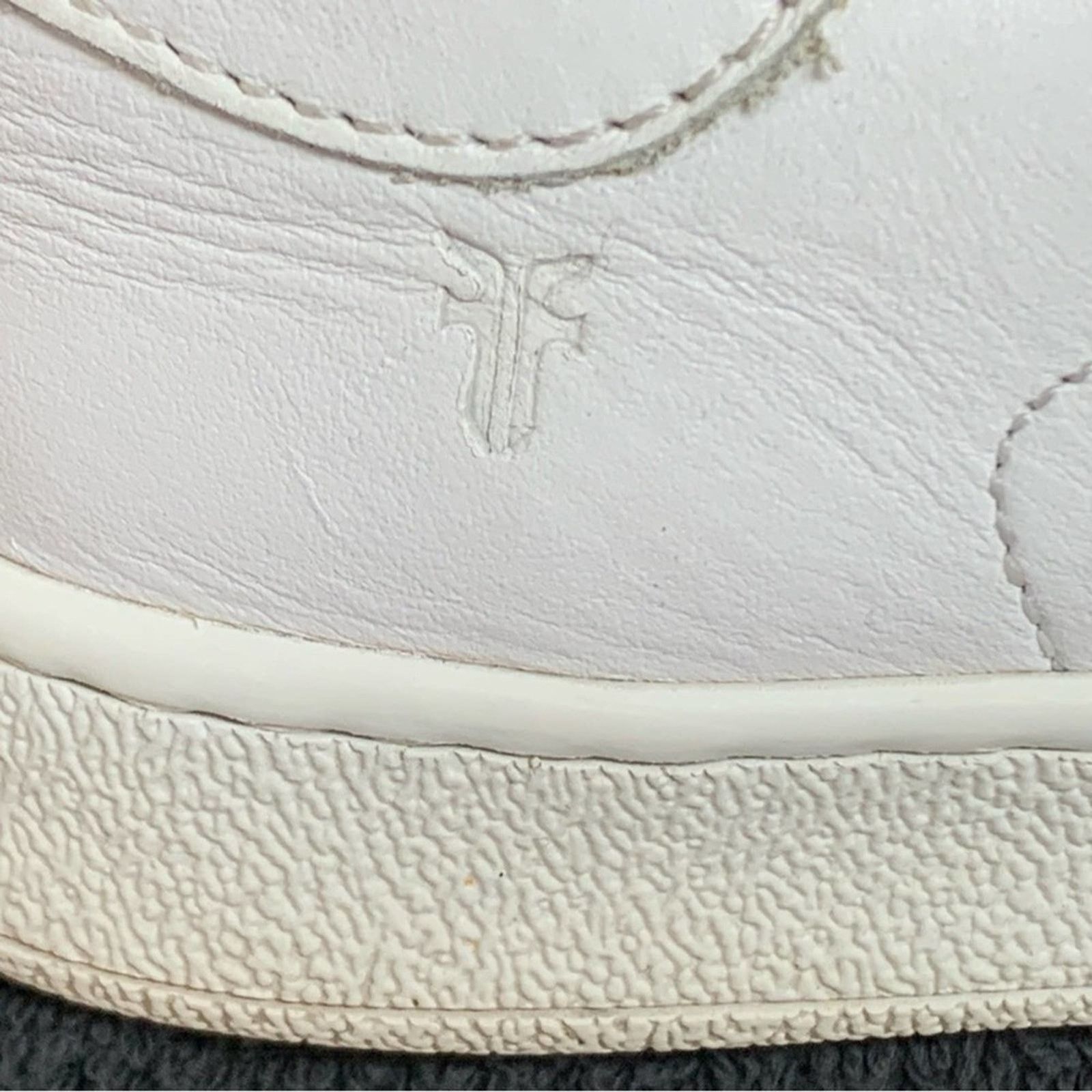 Frye FRYE ALEXIS LEATHER LOW TOO SHOES WHITE BLACK SIZE 5.5 ITALY Size US 5.5 / IT 35.5 - 5 Thumbnail