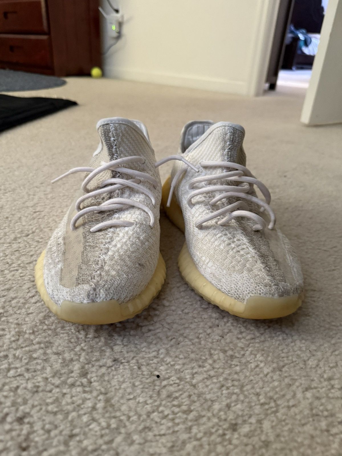 Adidas × Yeezy YEEZY 350 V2 NATURAL Size US 9.5 / EU 42-43 - 5 Thumbnail