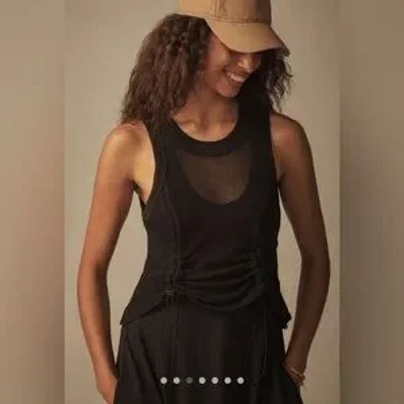 Anthropologie Daily Practice Anthropologie Black Forward Line Midi Dress Size M / US 6-8 / IT 42-44 - 3 Thumbnail