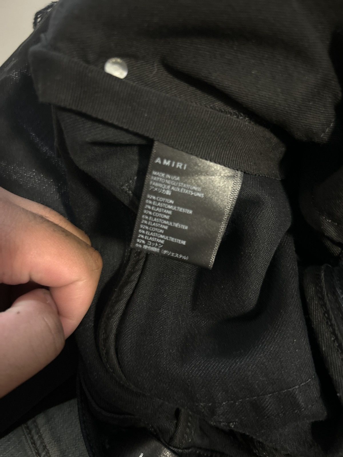Amiri Black & Blue Mx1 Amiri Jeans Size US 32 / EU 48 - 6 Thumbnail