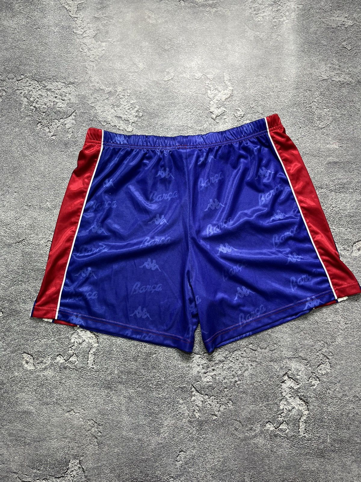 Kappa Vintage 90s Kappa Fc Barcelona Lampass Shorts Size US 36 / EU 52 - 4 Thumbnail