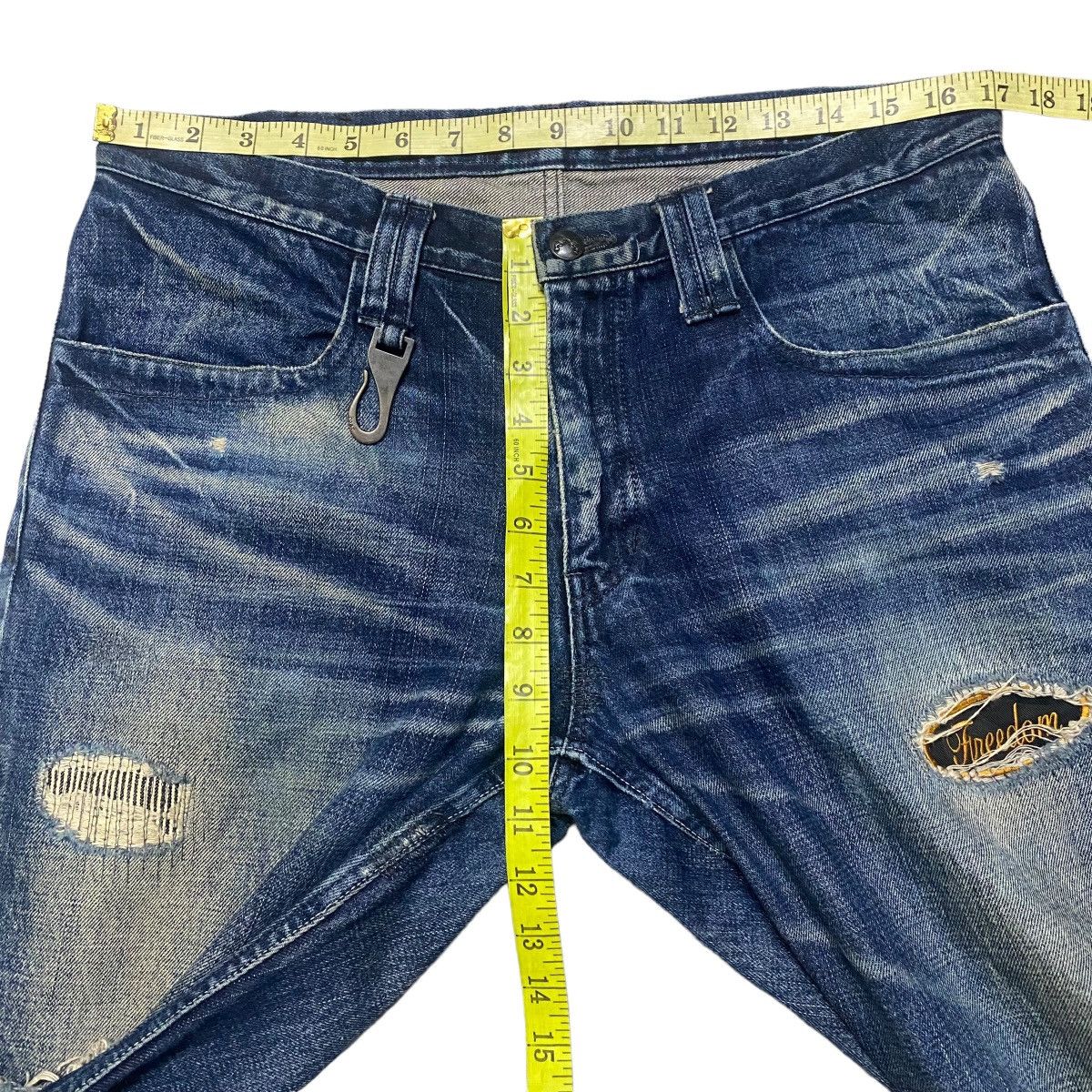 roarguns Roarguns Distressed Denim Flare Jeans Size US 34 / EU 50 - 22 Thumbnail