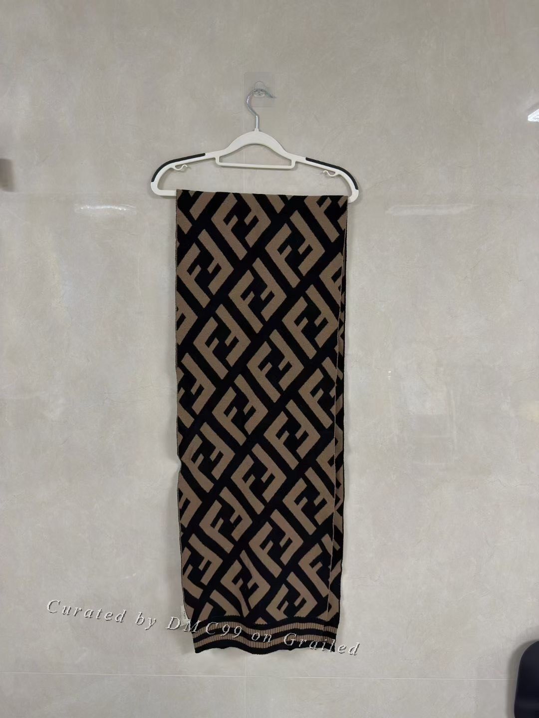 Fendi Fendi Classic Double F Monogram Scarf Size ONE SIZE - 1 Thumbnail