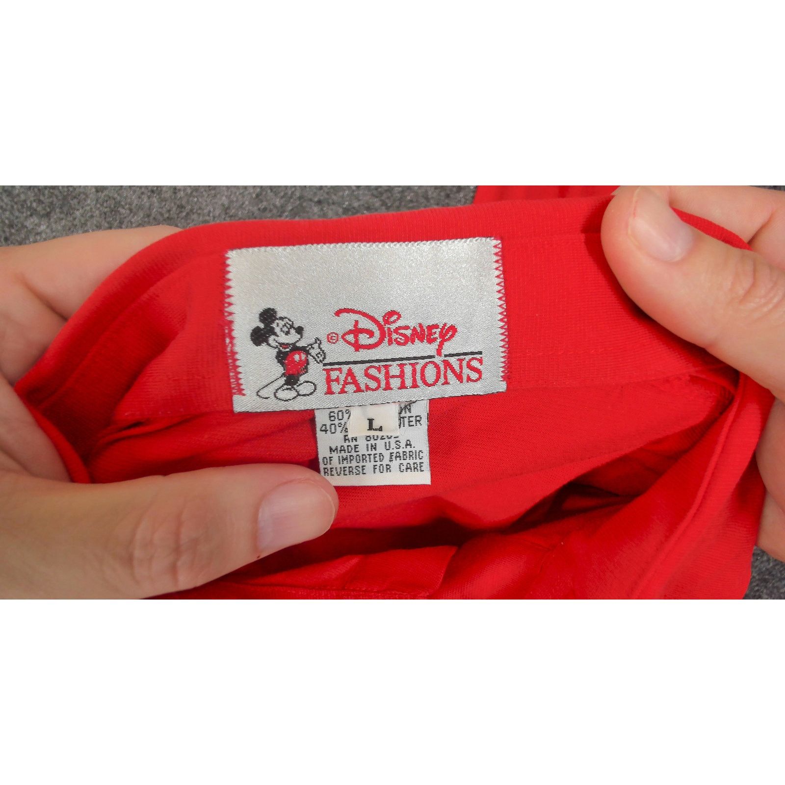 Disney Disney 90s Made in USA Mickey Mouse Golf Polo Single Stitch Size US XL / EU 56 / 4 - 4 Thumbnail