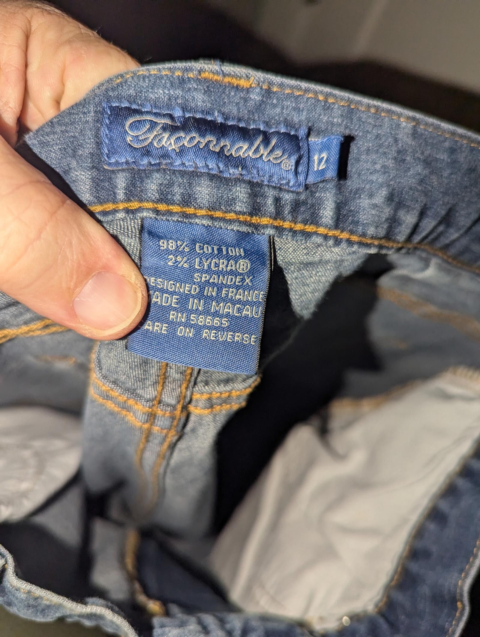 Faconnable Faconnable Vintage Light Wash Jeans Stylish Size 12 Long Size 34" / US 12 / IT 48 - 7 Thumbnail