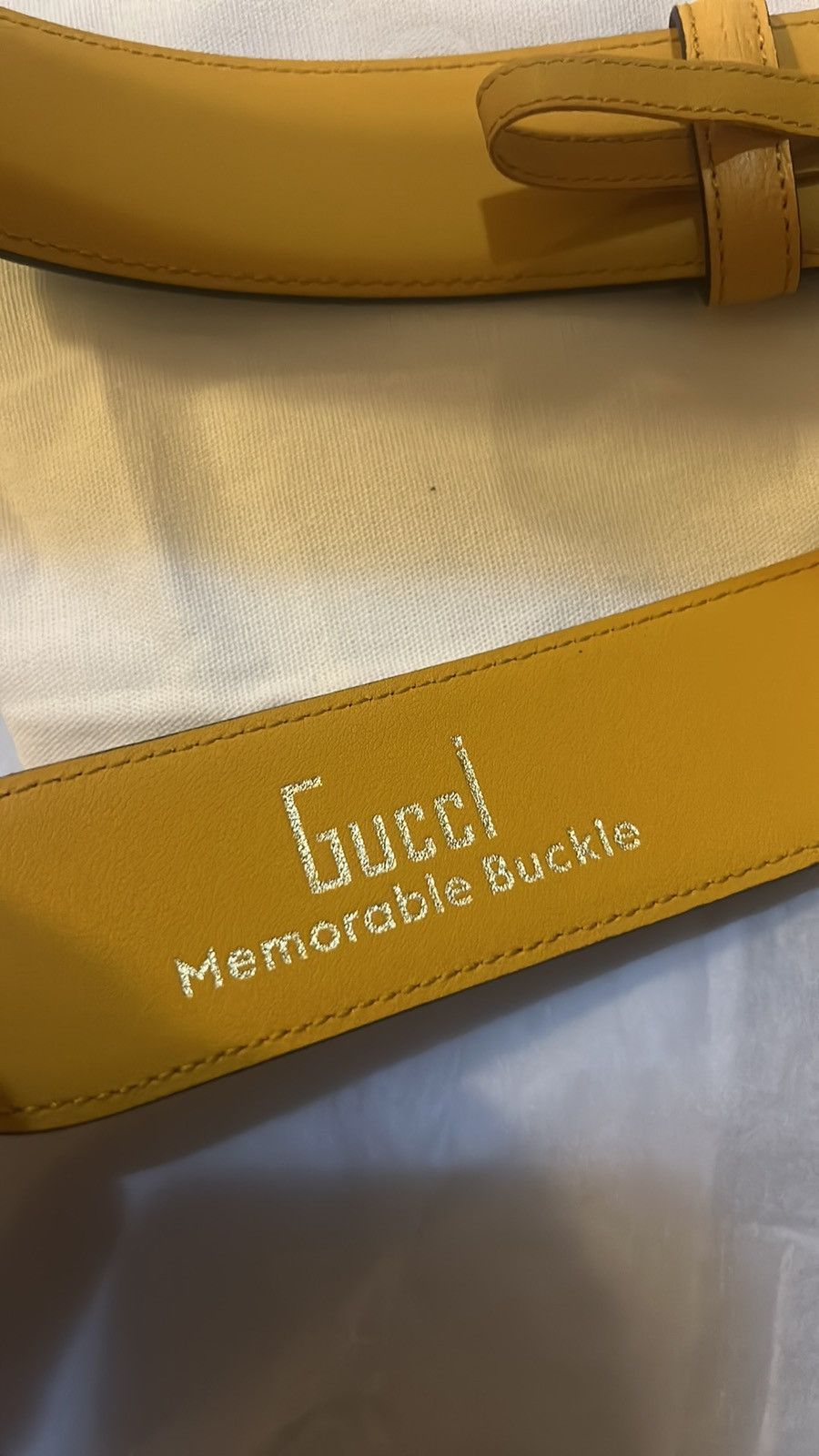 Gucci Gucci Belt 709954 G LOGO Memorable BUCKLE Two Tone Belt Size ONE SIZE - 3 Thumbnail