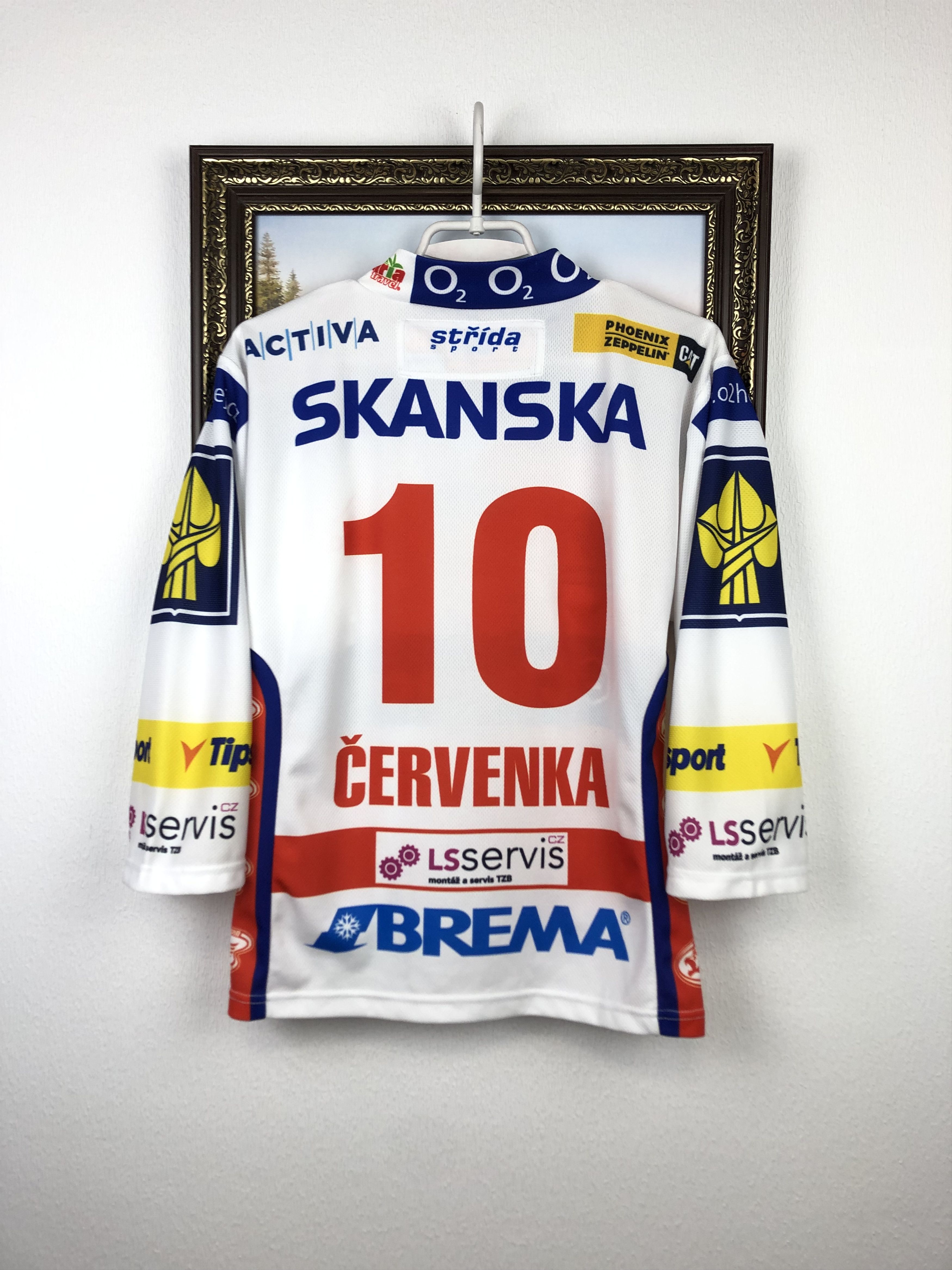 Other Vintage Slavia Praha Ice Hockey Jersey Shirt Long Boys Kids Size US XXS / EU 40 - 12 Thumbnail
