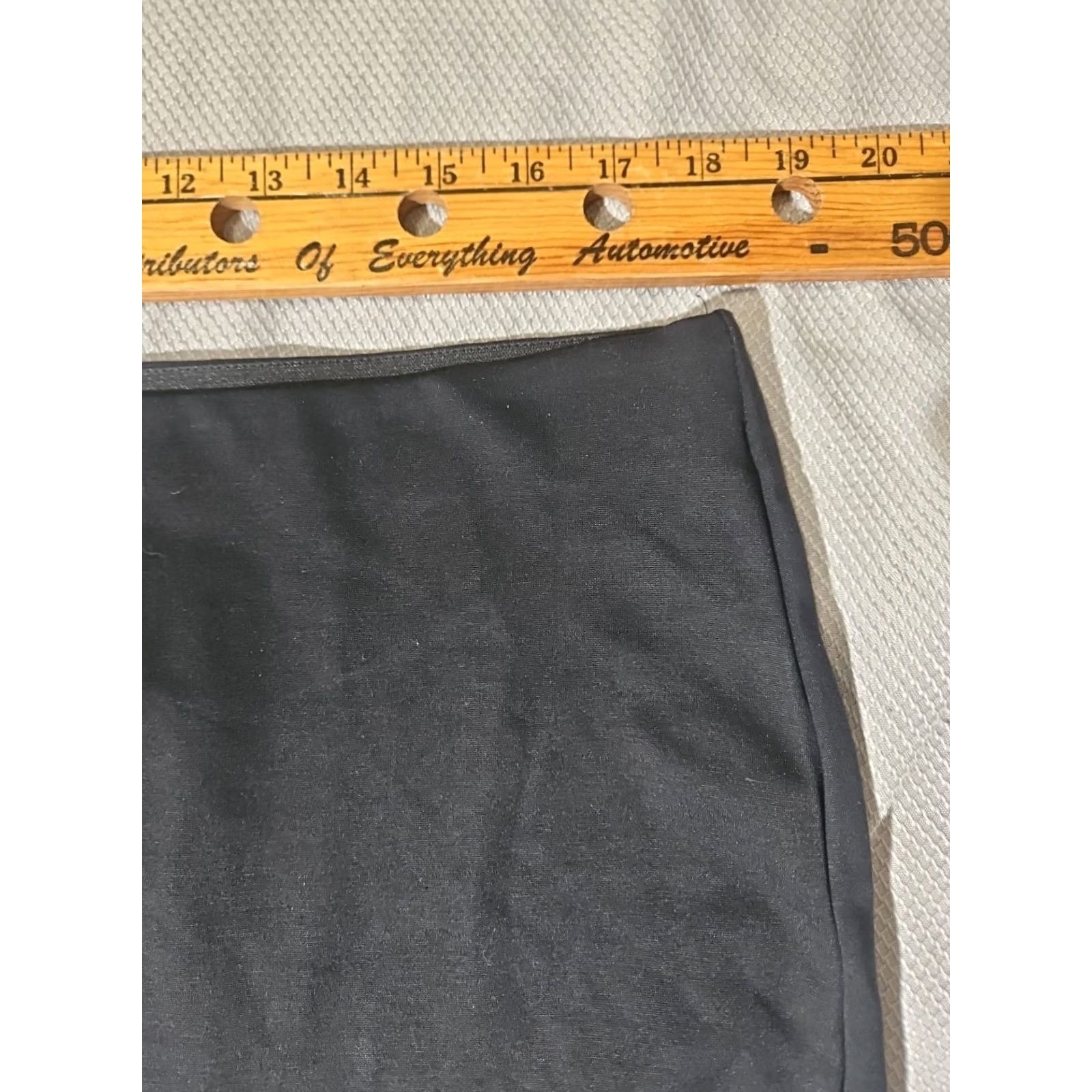 Banana Republic VINTAGE Banana Republic Skirt Womens XL Black Fluted Hem Flare Flutter Pull On Size 40" / US 18 - 6 Thumbnail