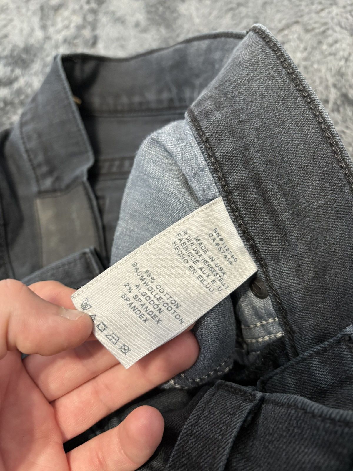 True Religion True Religion Made in USA Black Slim Jeans Rocco Size US 30 / EU 46 - 7 Thumbnail