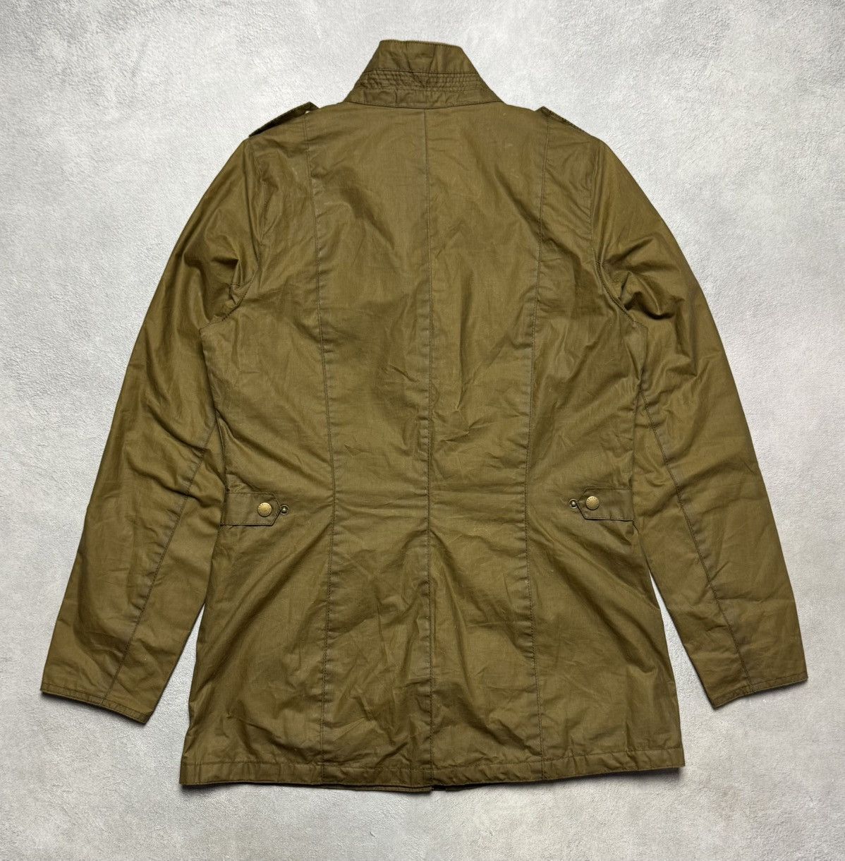Barbour Barbour Defence Lightweight Wax Cotton Quilted Jacket Size M / US 6-8 / IT 42-44 - 2 Thumbnail