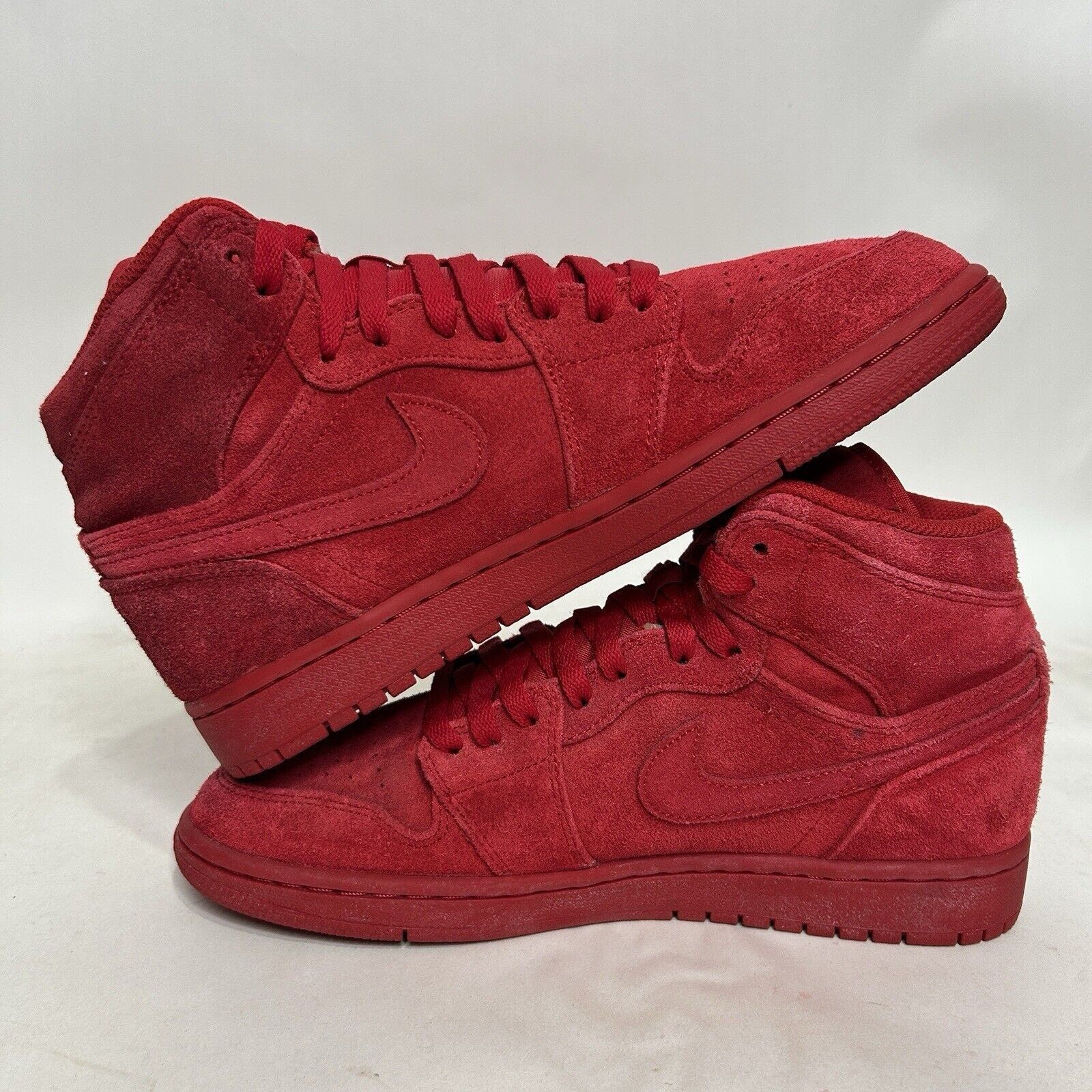 Nike Nike Air Jordan 1 Retro High OG “Red Suede” 332550-603 Size US 8 / EU 41 - 3 Thumbnail