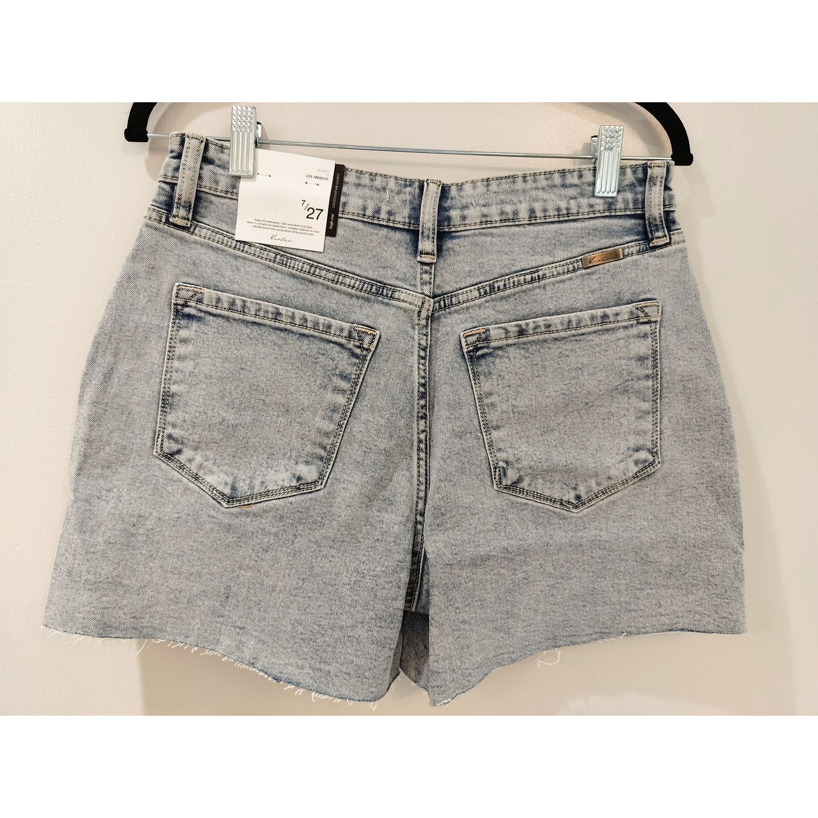 Other Kancan Light Wash High Rise Denim Shorts * Size 27" / US 4 / IT 40 - 2 Thumbnail