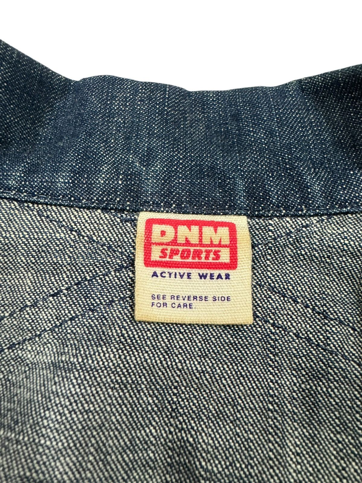 Denime × Japanese Brand × Toyo Enterprises Vtg🔥Denime Sport Active Wear Blue Dyed Jacket Jeans Size US S / EU 44-46 / 1 - 16 Thumbnail