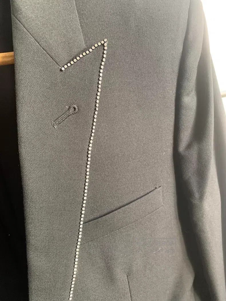 Saint Laurent Paris Saint Laurent Paris Black Diamond-Studded Suit i Size US S / EU 44-46 / 1 - 5 Thumbnail