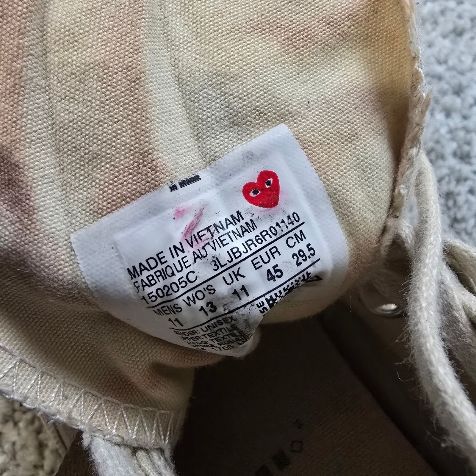 Comme des Garcons Comme Des Garcons X converse Artist Designer shoes Mens 11 Size US 11 / EU 44 - 6 Thumbnail