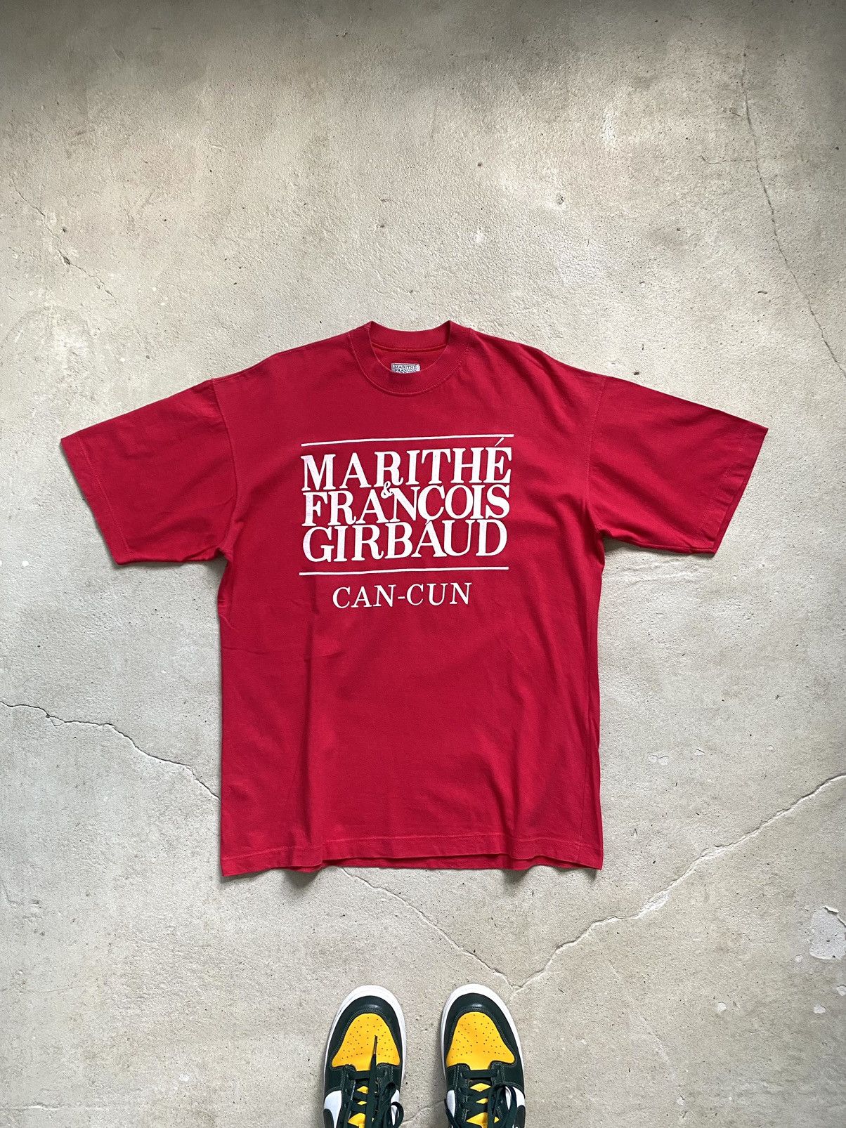 Marithe + Francois Girbaud Rare Vintage Marithe Francois Girbaud Can-Cun Tshirt Size US L / EU 52-54 / 3 - 1 Thumbnail
