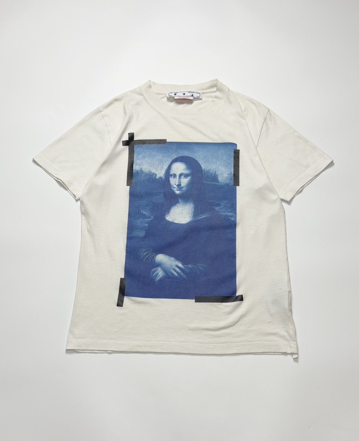 Off-white Mona Lisa white tee
