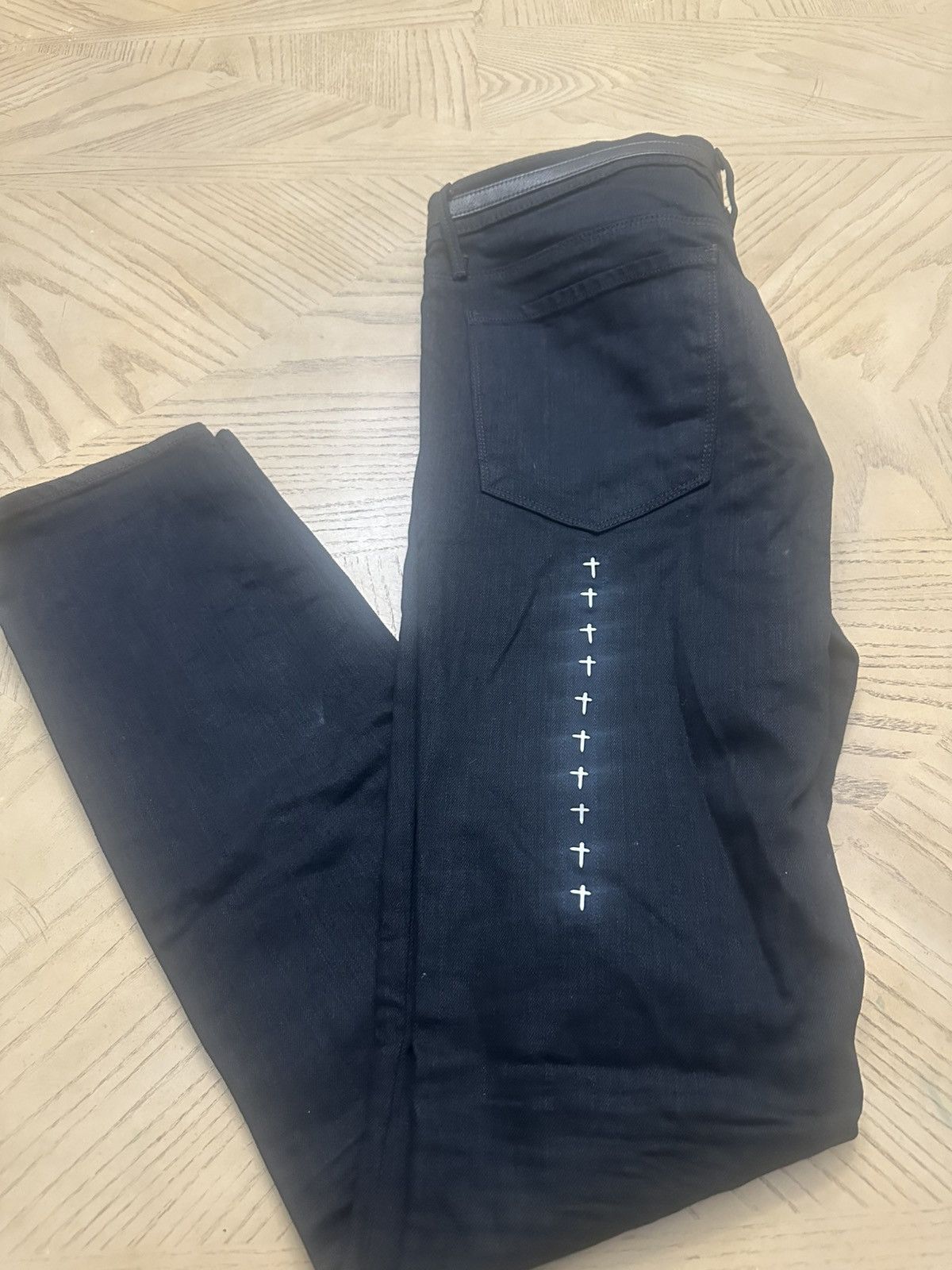 Rta RTA's Bryant Black jeans size 34/34 made with Japanesedenim Size US 34 / EU 50 - 12 Thumbnail