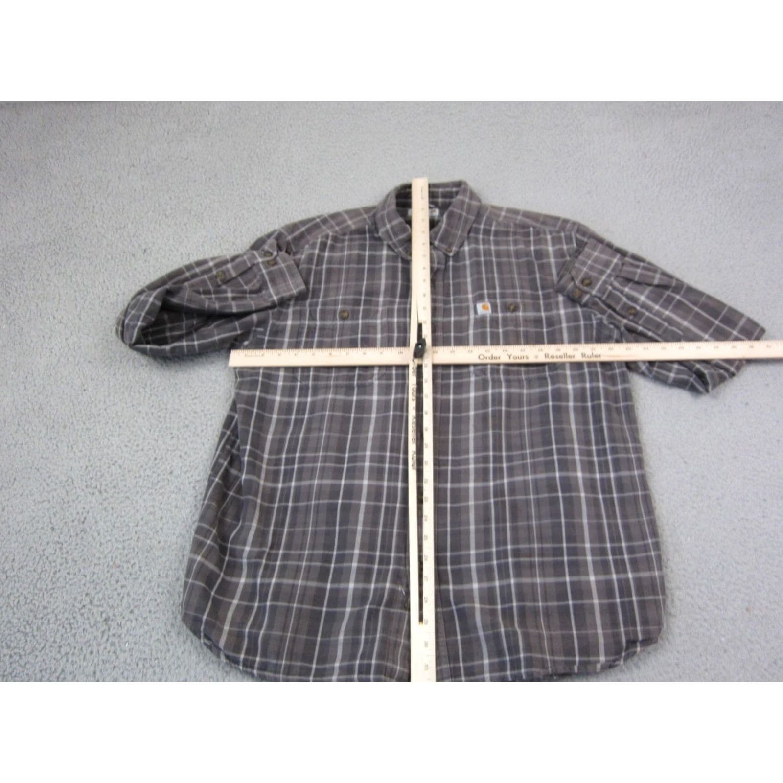 Carhartt Carhartt Shirt XL Mens Flannel Workwear Cotton Button Up Size US XL / EU 56 / 4 - 7 Thumbnail