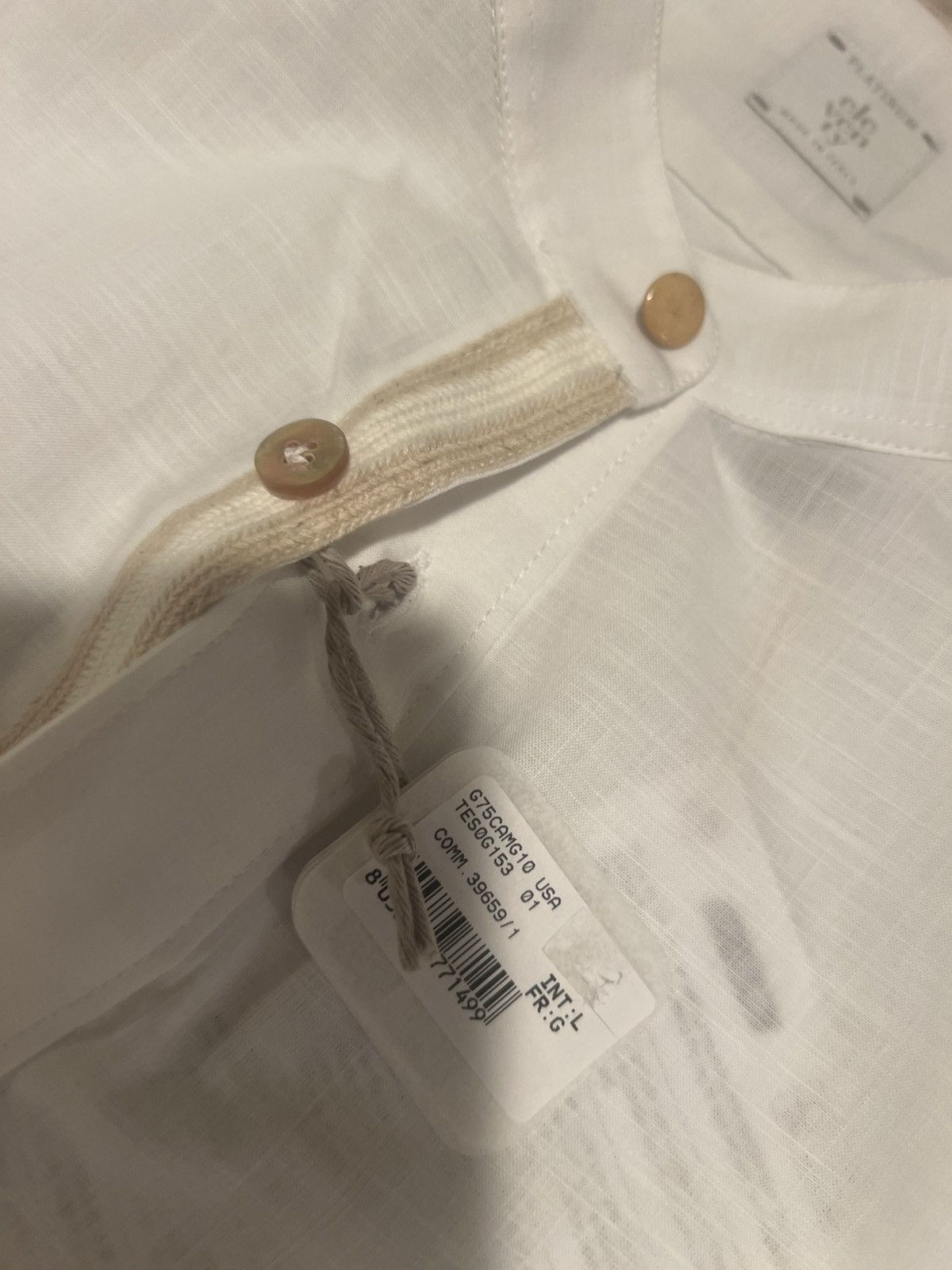 Eleventy Eleventy platinum cotton shirt. L. $250 Size US L / EU 52-54 / 3 - 9 Thumbnail