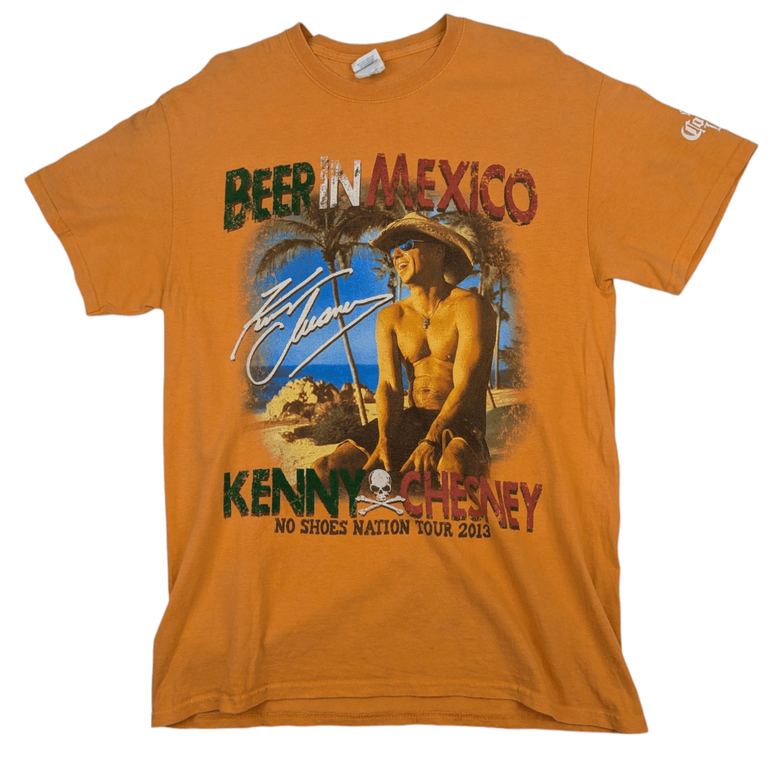 Band Tees KENNY CHESNEY 2013 Tour Beer In Mexico No Shoes Tour Tee Size US M / EU 48-50 / 2 - 2 Thumbnail