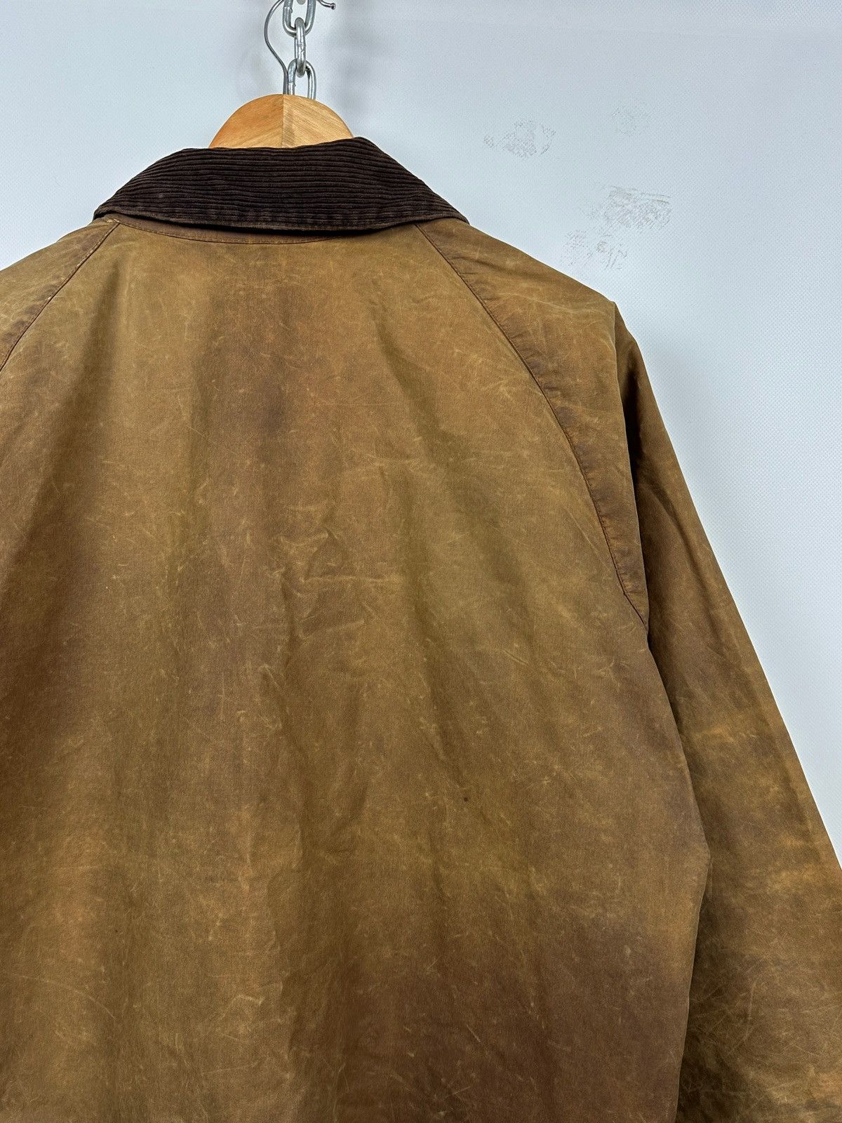 Barbour Vintage Barbour Beaufort Olive Brown Waxed Coat Jacket Size US XXL / EU 58 / 5 - 20 Thumbnail