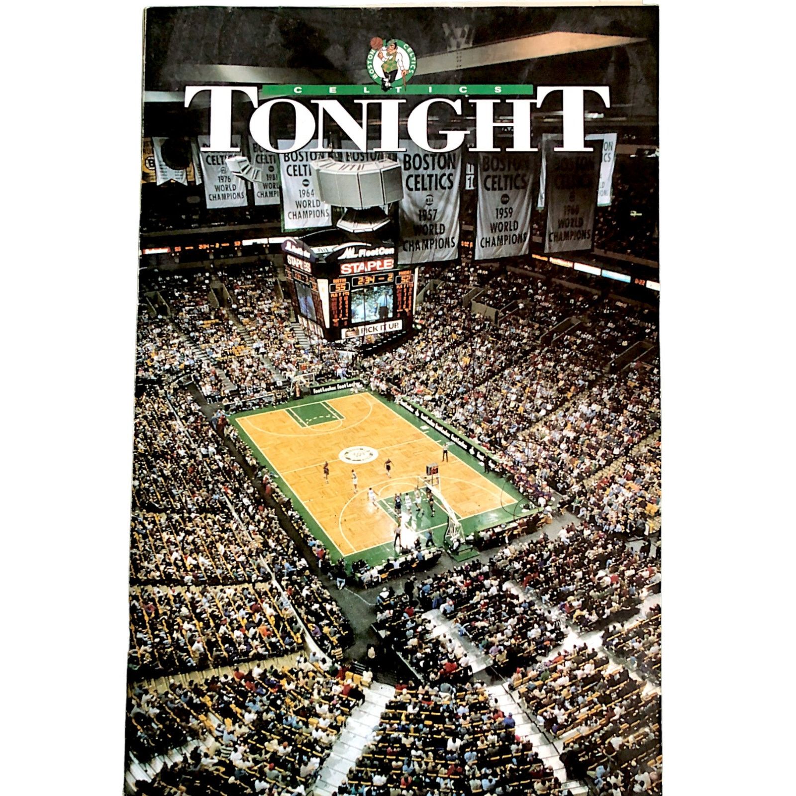 NBA Boston Celtics v Chicago Bulls Program 1997 Michael Jordan Size ONE SIZE - 1 Thumbnail