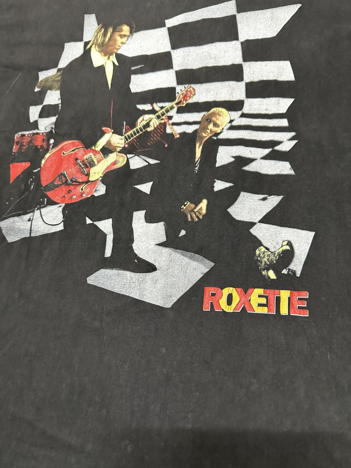 Band Tees Vintage 90s Roxette Pop band tees Size US L / EU 52-54 / 3 - 4 Thumbnail