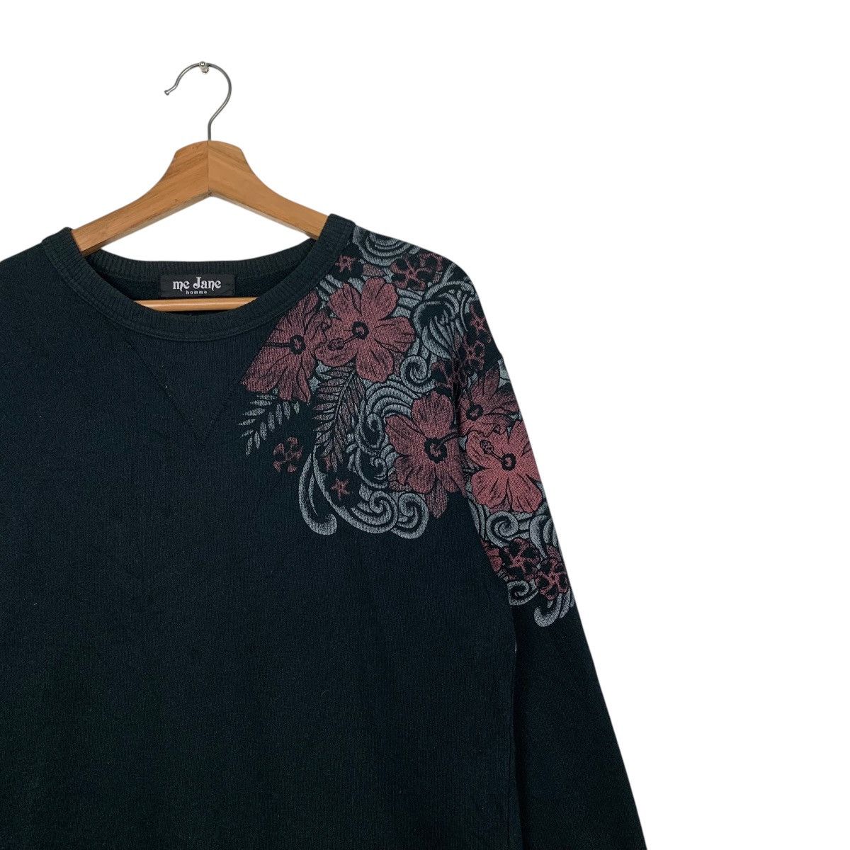 Japanese Brand ME JANE HOMME Big Logo Crewneck Sweatshirt #1710-C76 Size US M / EU 48-50 / 2 - 7 Thumbnail