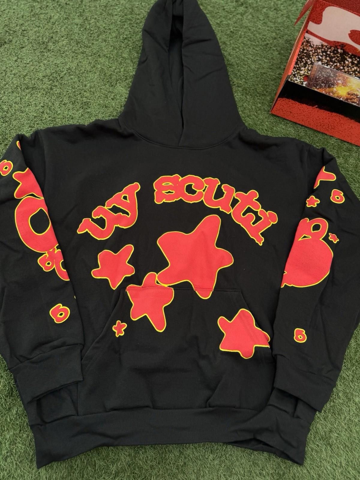 Sp5der Sp5der Worldwide Black Red Hoodie Size (XL) (NEW) Box + CD Size US XL / EU 56 / 4 - 4 Thumbnail