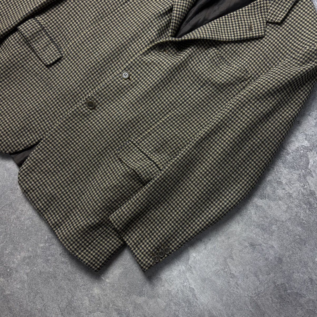 Brioni Brioni "Les Freres Ausoni" Houndstooth Wool Blazer Luxury Size 44R - 3 Thumbnail