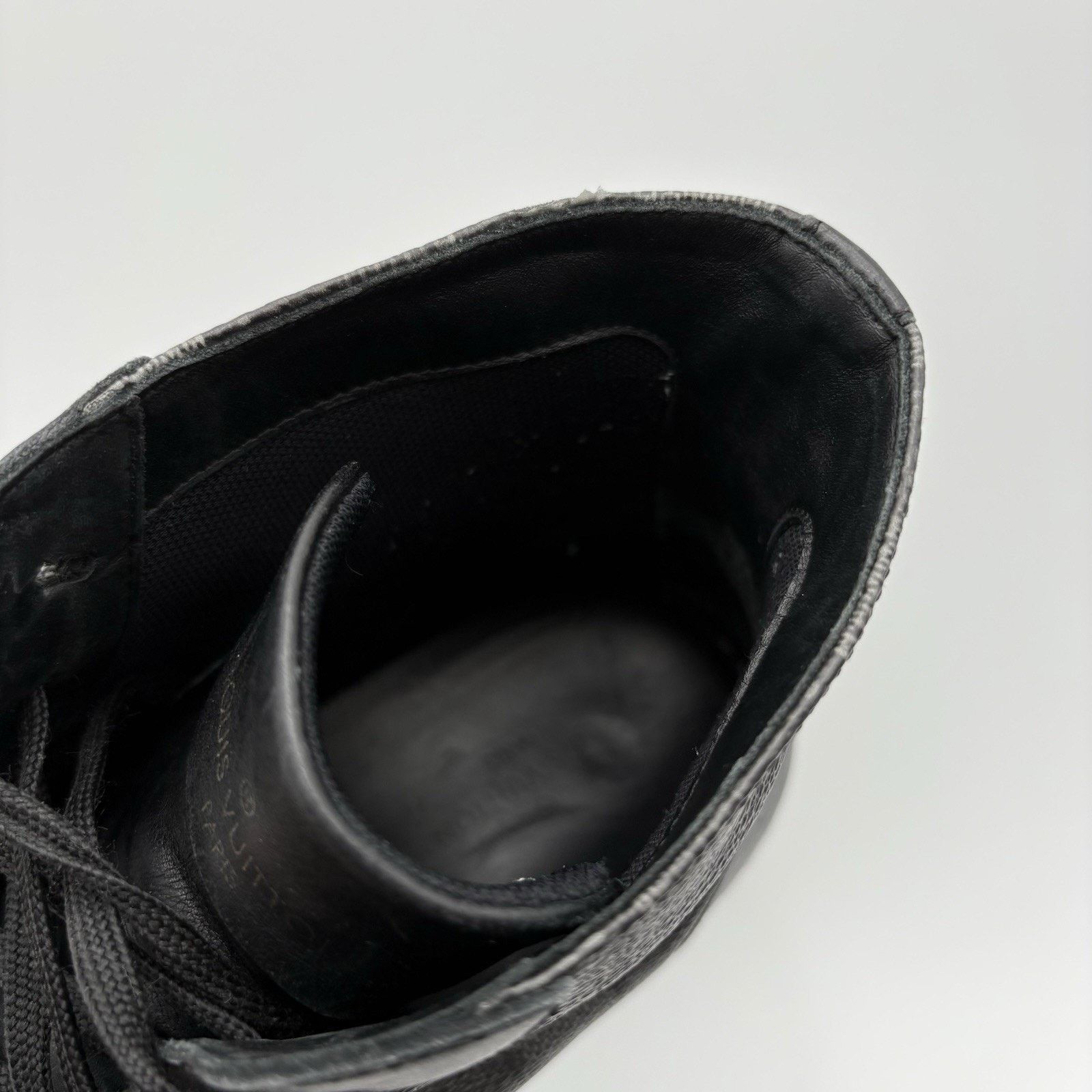 Louis Vuitton Louis Vuitton Tattoo Line High Top Damier Graphite ' Black ' Size US 8 / EU 41 - 6 Thumbnail