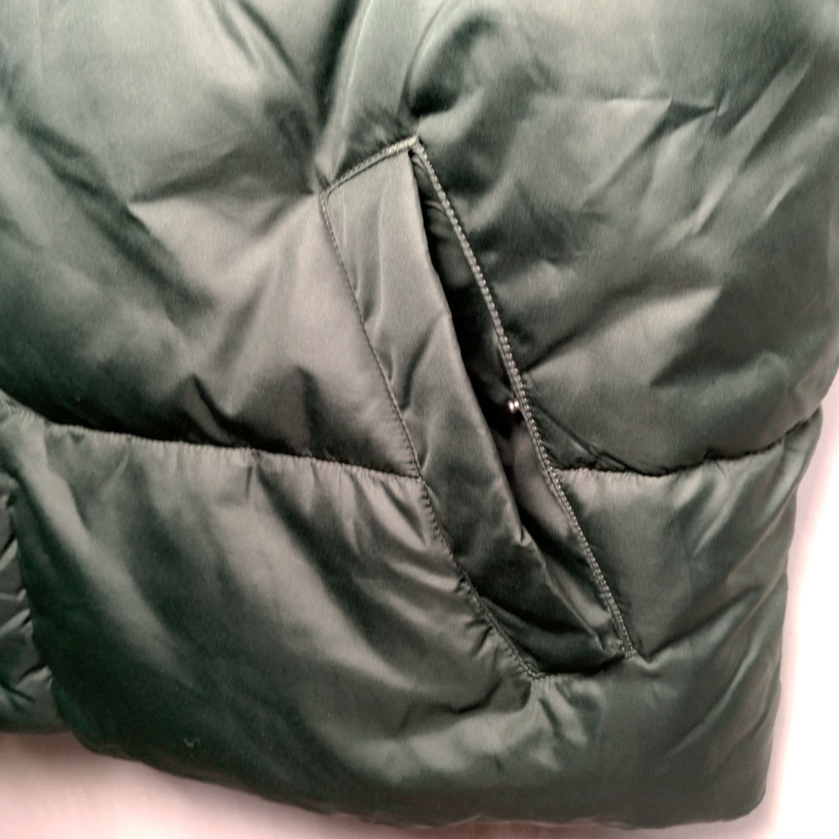 Old Navy VINTAGE Old Navy Puffer Vest Men XXL Forest Green Jacket Snap Zip Up Recycled Size US XXL / EU 58 / 5 - 7 Thumbnail