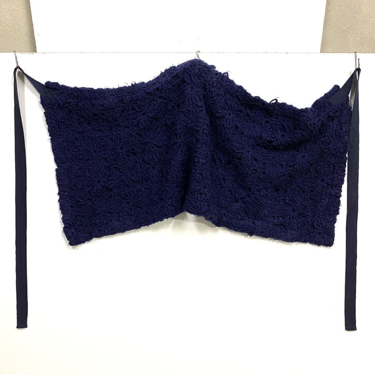 Tricot Comme des Garcons tricot COMME des GARÇONS Wool Floral Knitted Wrap Skirt Size 30" / US 8 / IT 44 - 3 Thumbnail