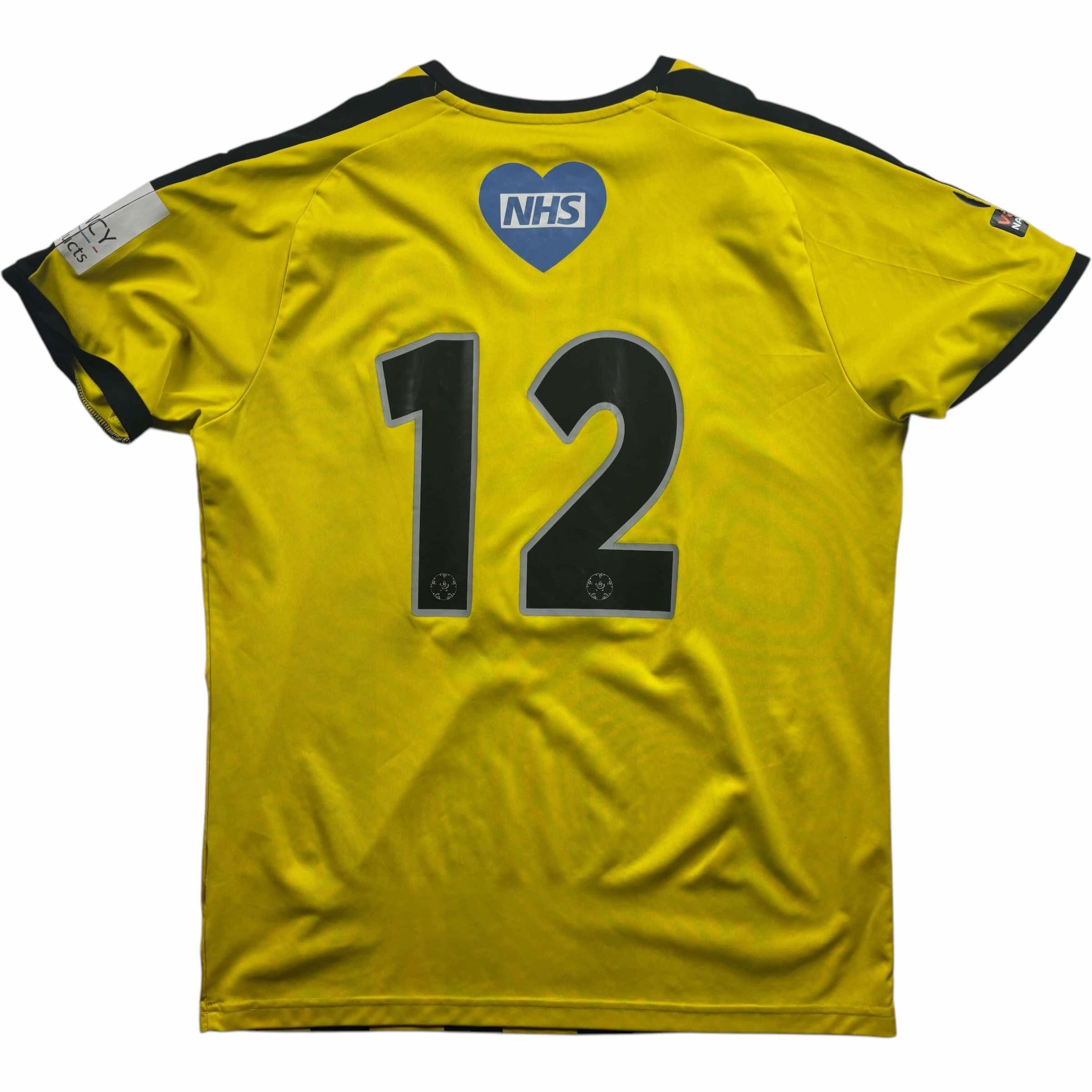 Puma MATCH WORN Leamington 2018-21 home #12 football jersey sz L Size US L / EU 52-54 / 3 - 2 Thumbnail
