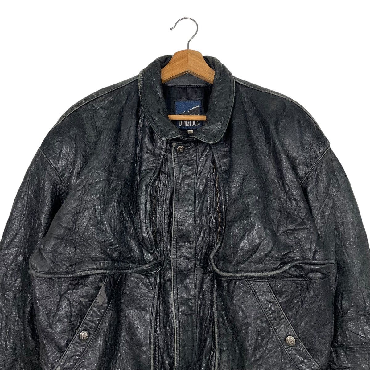 Other Vintage Robert Comstock Leather Jacket Size US M / EU 48-50 / 2 - 2 Thumbnail