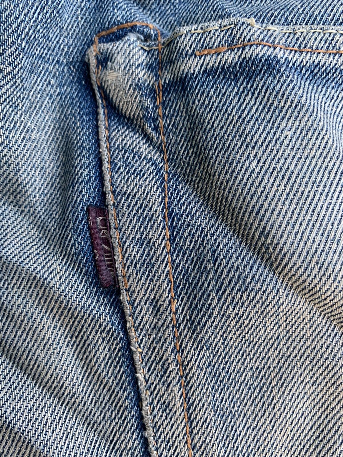 Sugar Cane Vintage Distressed Sugar Cane Redline Selvedge Denim Size US 30 / EU 46 - 21 Thumbnail