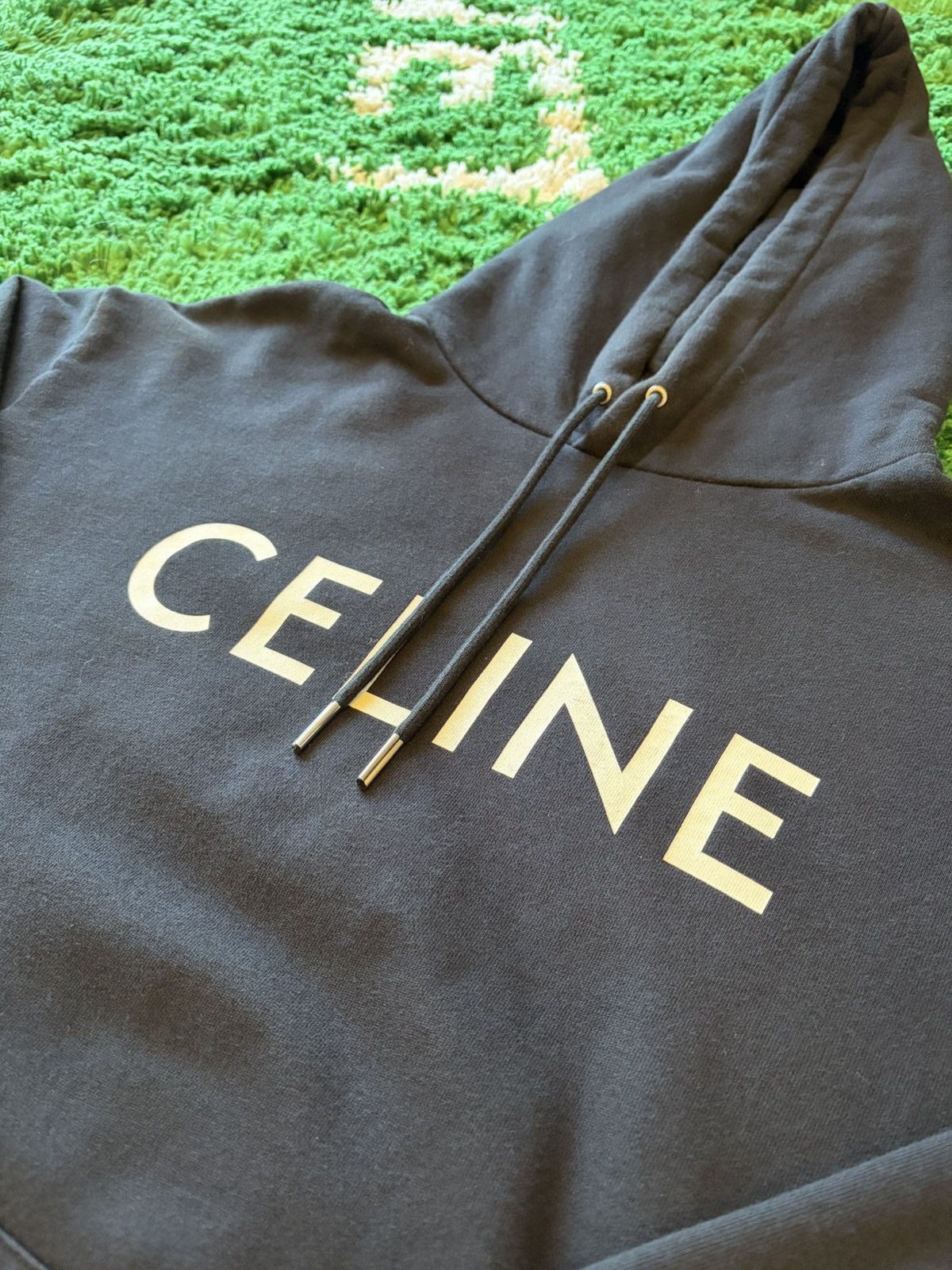 Celine Celine Loose Hoodie in Cotton Fleece Sz M Size US M / EU 48-50 / 2 - 2 Thumbnail