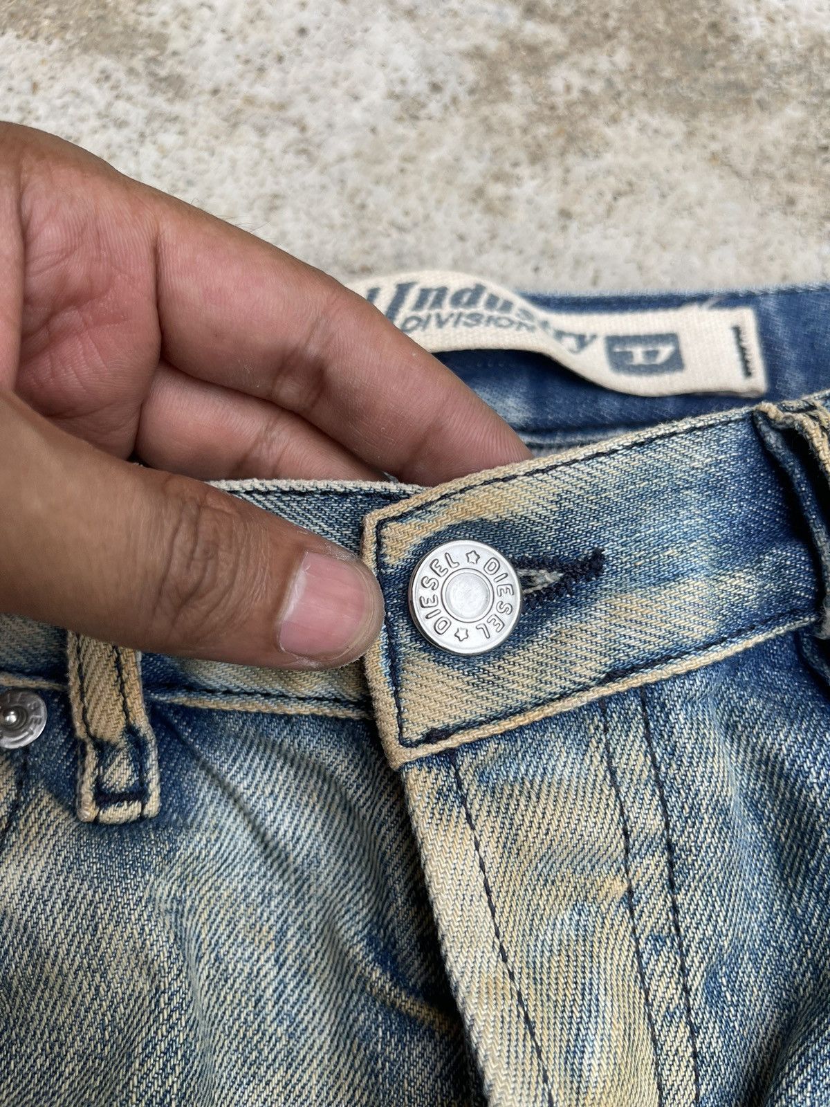 Diesel Vintage Diesel Industry RR55 Selvedge Denim Jeans Size US 30 / EU 46 - 6 Thumbnail