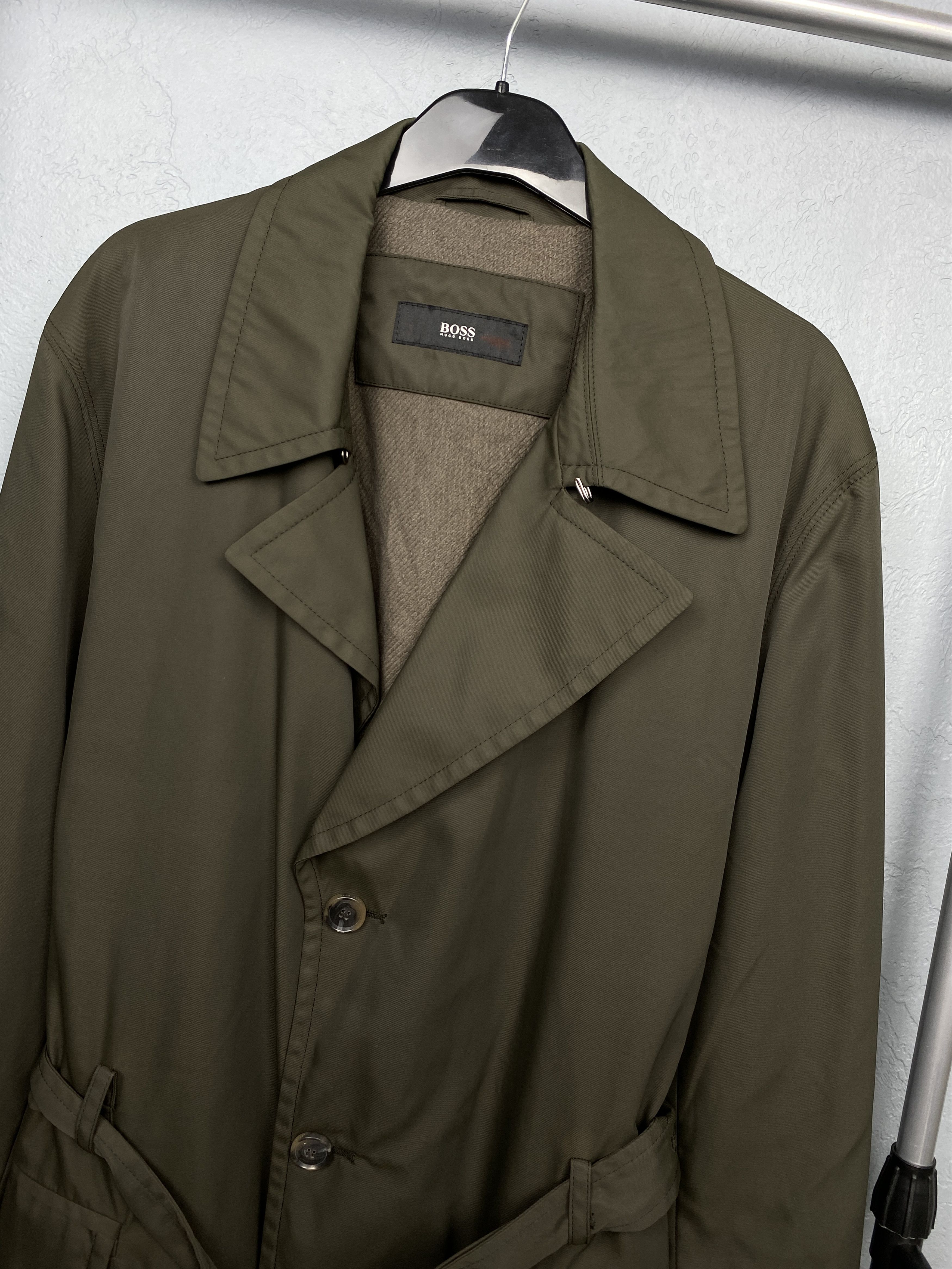 Hugo Boss Hugo Boss Vintage Mens Nylon Trench Coat Jacket Size US L / EU 52-54 / 3 - 2 Thumbnail