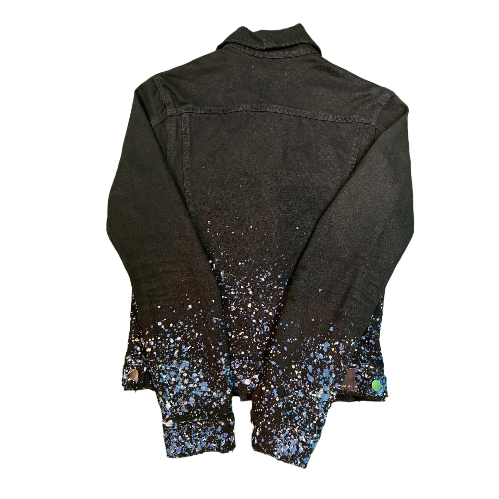 Amiri Amiri Black & Blue Rhinestone Jacket Size US XS / EU 42 / 0 - 3 Thumbnail