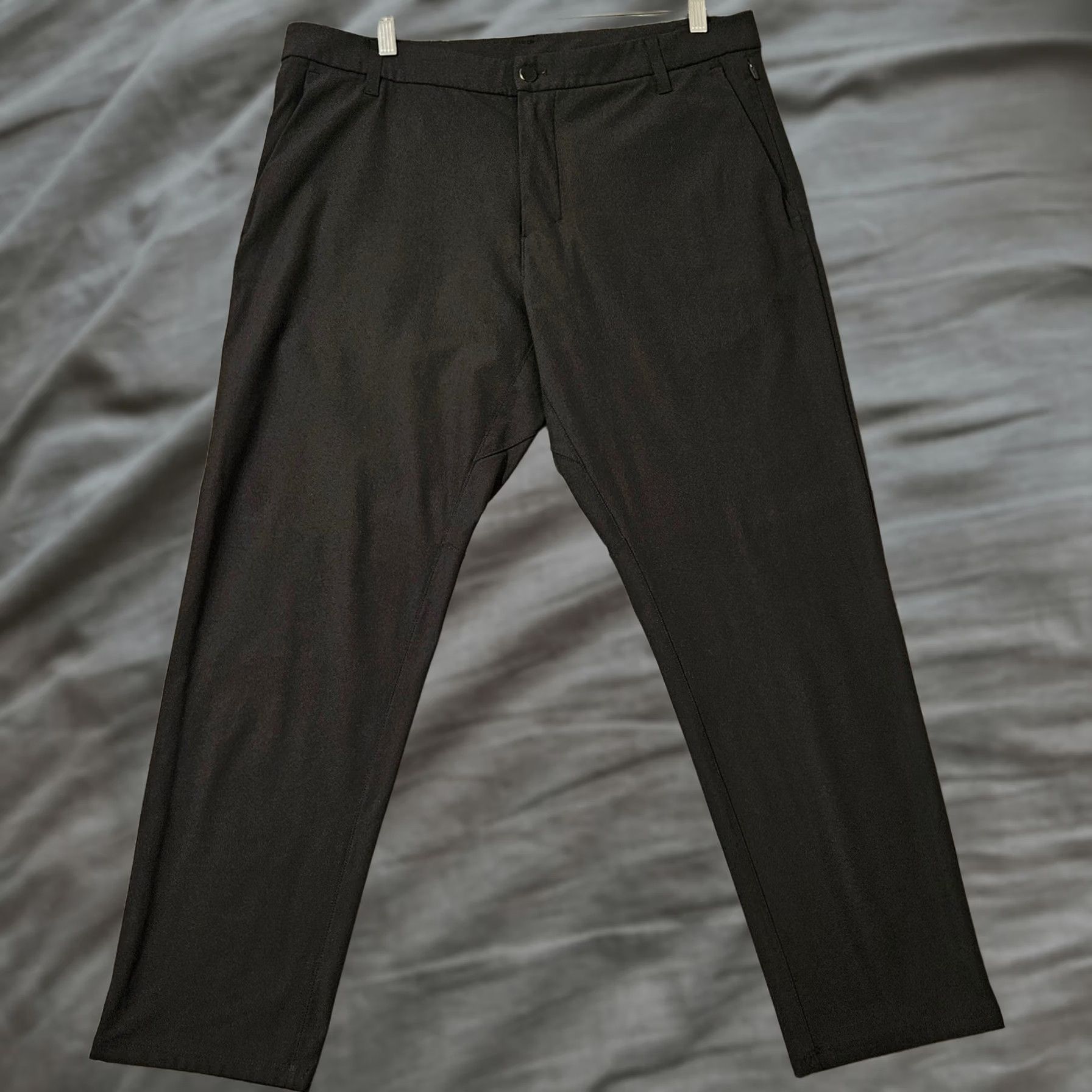 Lululemon Black ABC Golf Pants 5 Pocket Classic Warpstreme Mens 36x28.5 M5AEWS