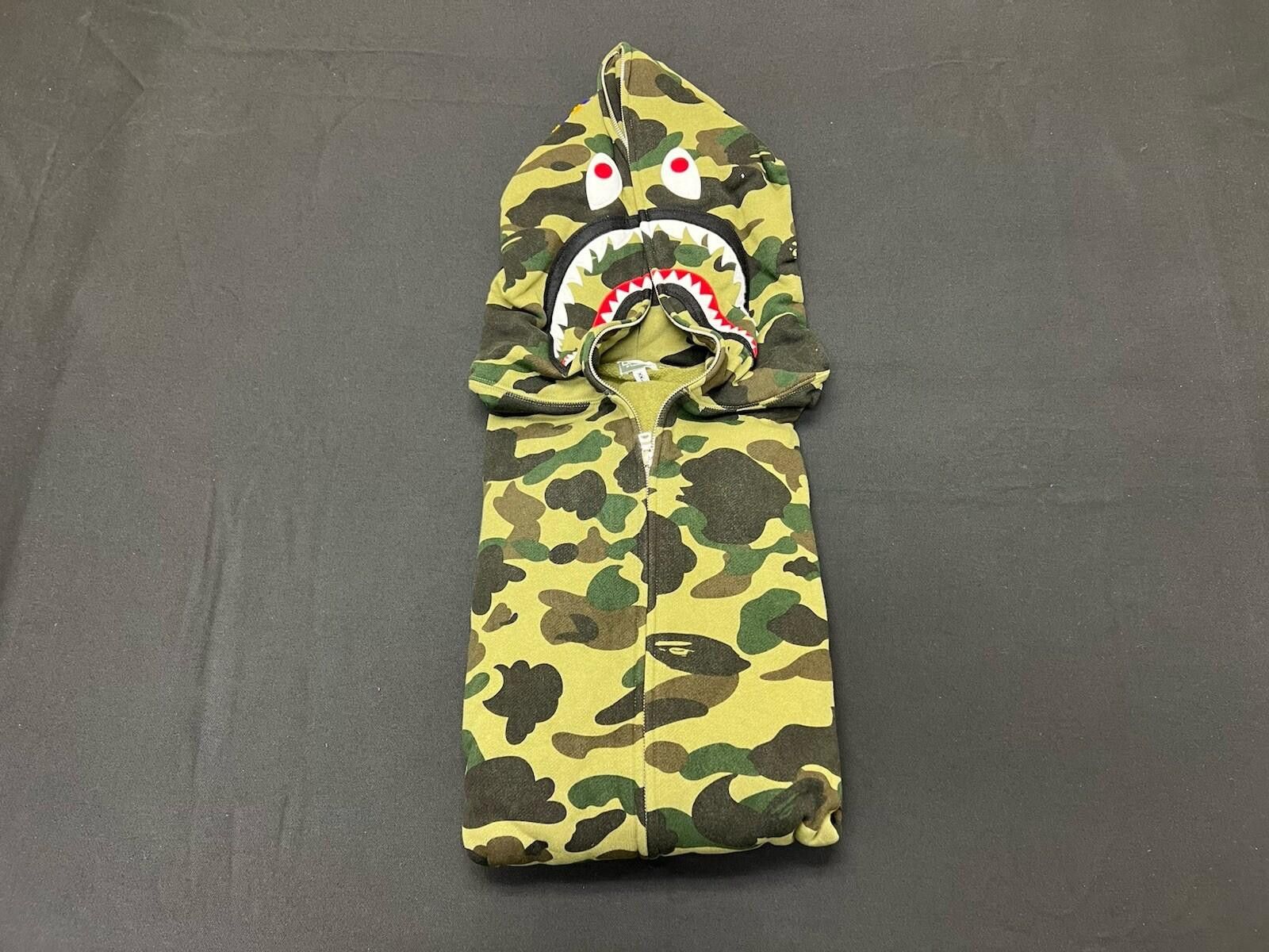 Bape BAPE by A Bathing Ape ABC Camo Green Shark Full Zip Hoodie Size US XXL / EU 58 / 5 - 5 Thumbnail