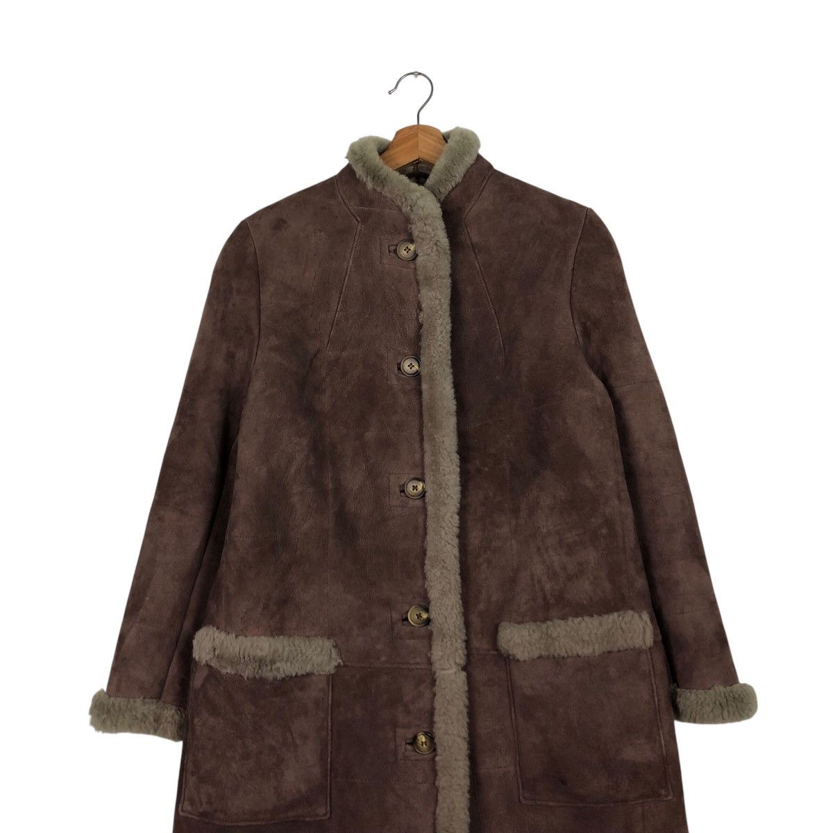 Vintage Vintage Long Jacket Leather Shearling Mink Fur DenoDe Patit Size US M / EU 48-50 / 2 - 5 Thumbnail
