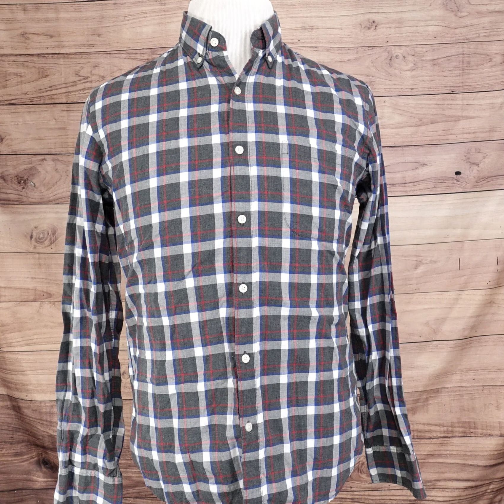 J.Crew J.CREW Slim Fit Long Sleeve Plaid Button Down Shirt Mens M Medium Multicolor Pattern Tailored Shirt Size US M / EU 48-50 / 2 - 3 Thumbnail