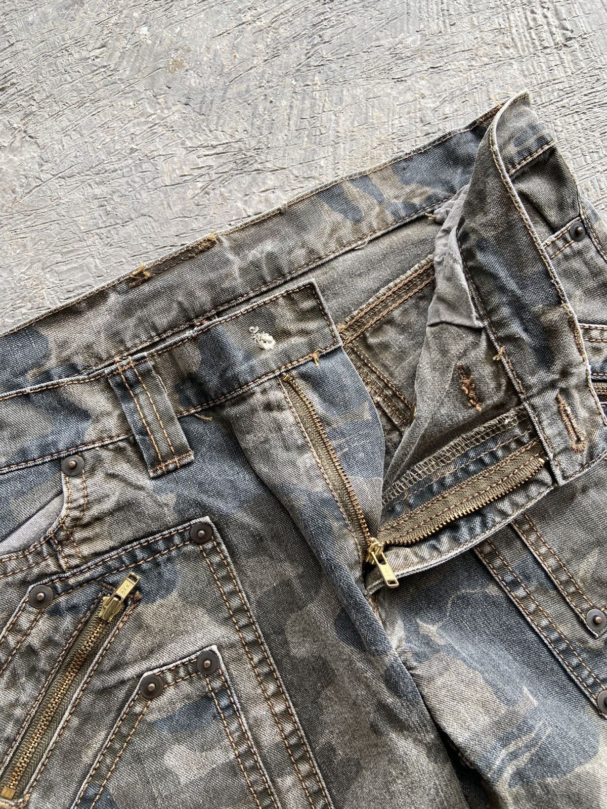 Hysteric Glamour 2000s Grace Continental - Hysteric Glamour Style Camo Pants Size US 30 / EU 46 - 4 Thumbnail