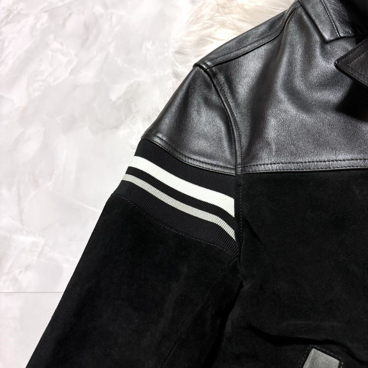Maison Margiela brand new Maison Margiela No10 suede leather jacket Black Size US S / EU 44-46 / 1 - 13 Thumbnail